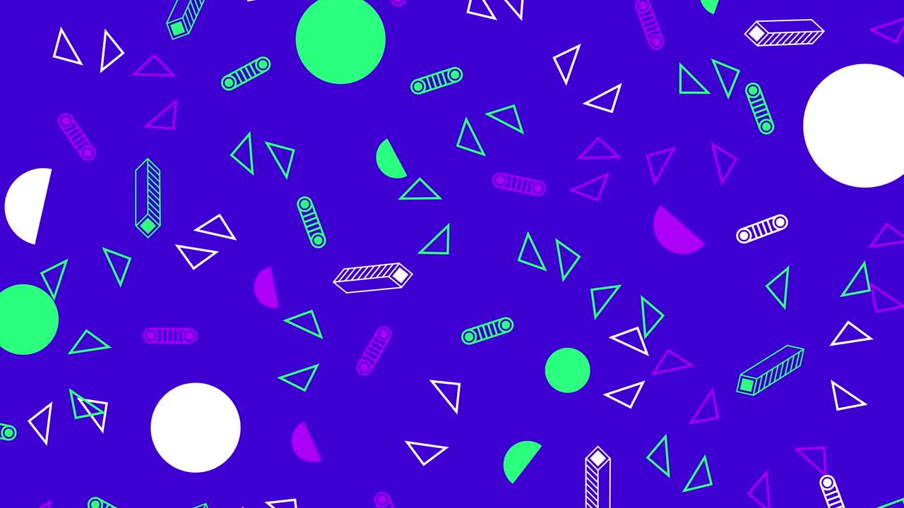 fondo de bucle de patrón sin costuras de color aleatorio