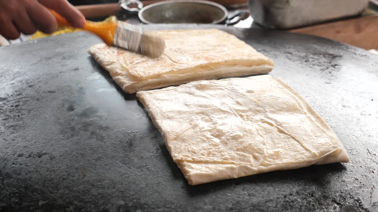 Preparing and cooking flatbread