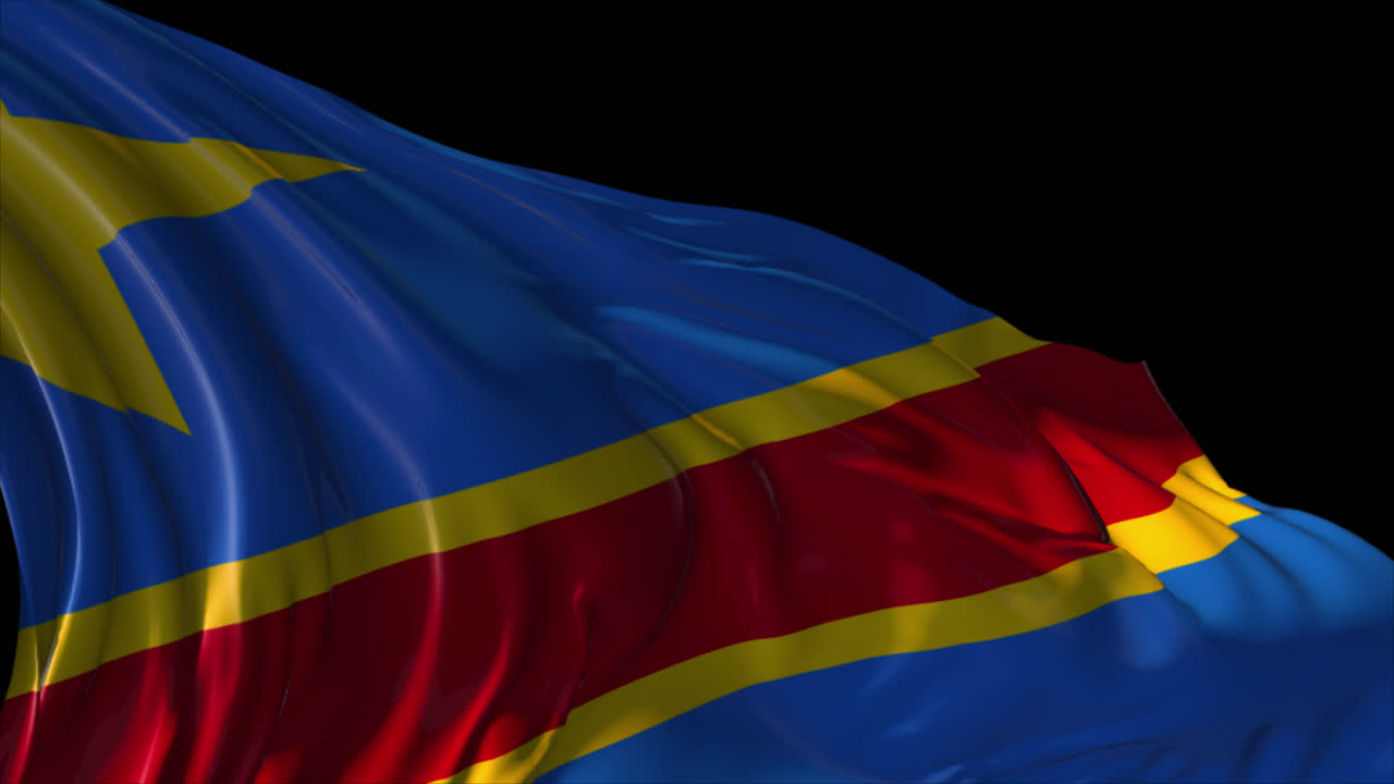 bandera de la república democrática del congo