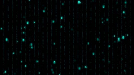 Abstract background with binary code