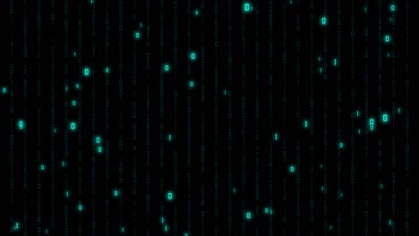 abstract background with binary code