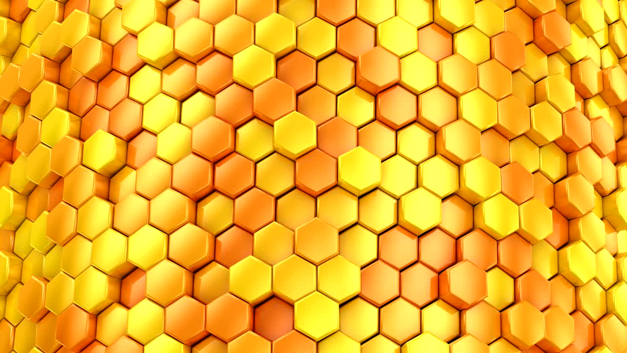 el fondo de los hexágonos