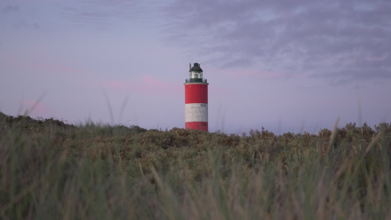 Faro di Berck, Berck-sur-Mer, Francia, punto di riferimento della regione della Costa d'Opale.