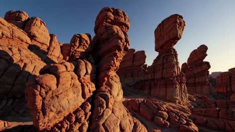 stunning red rock formations at sunrise/sunset