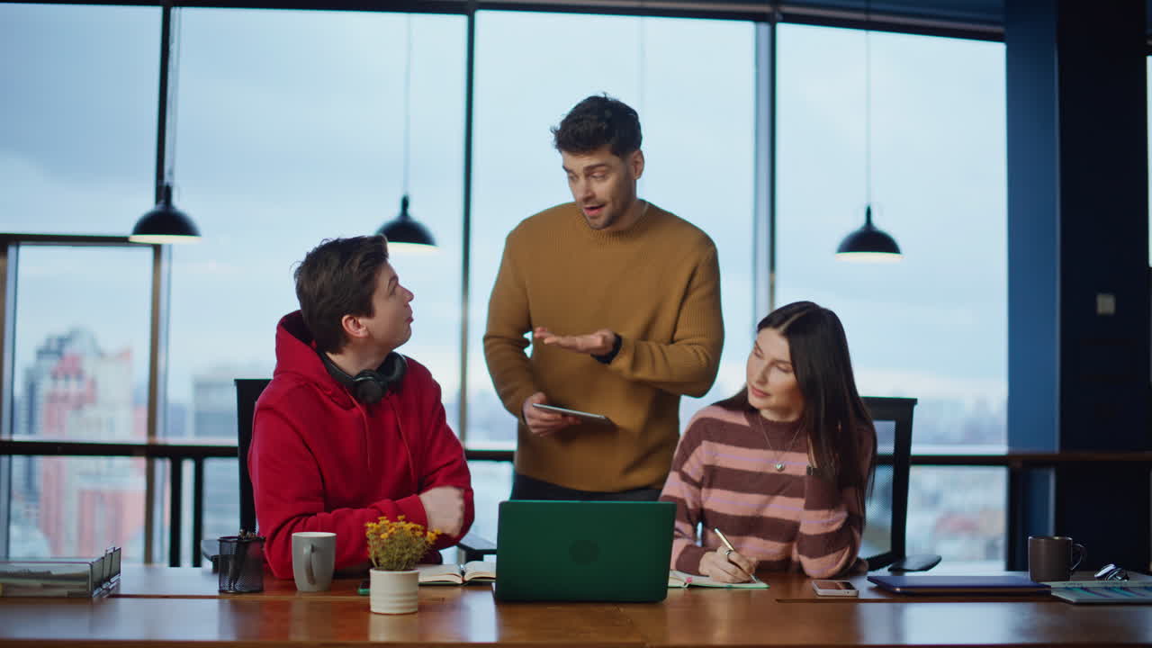 Business team collaborating in the office