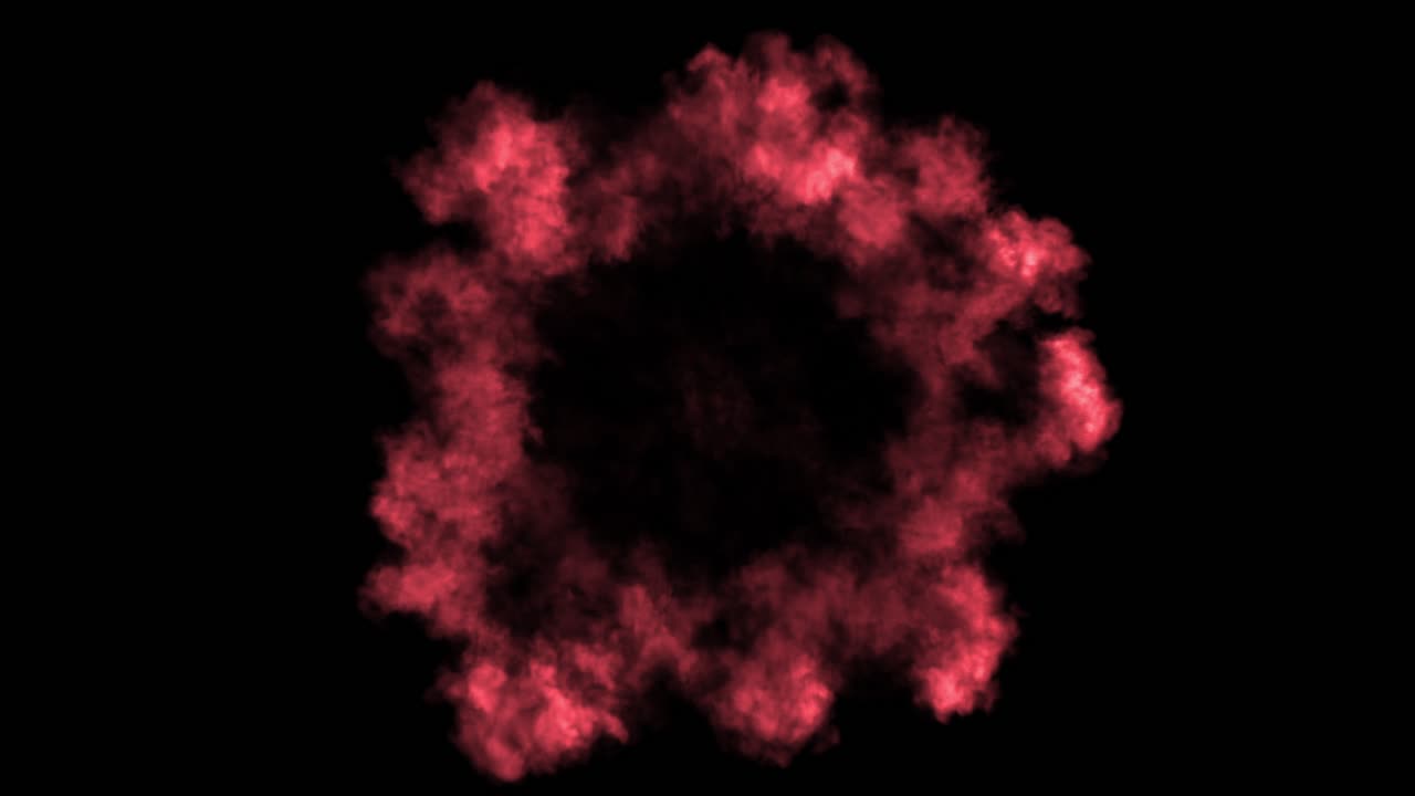 explosión de tinta roja