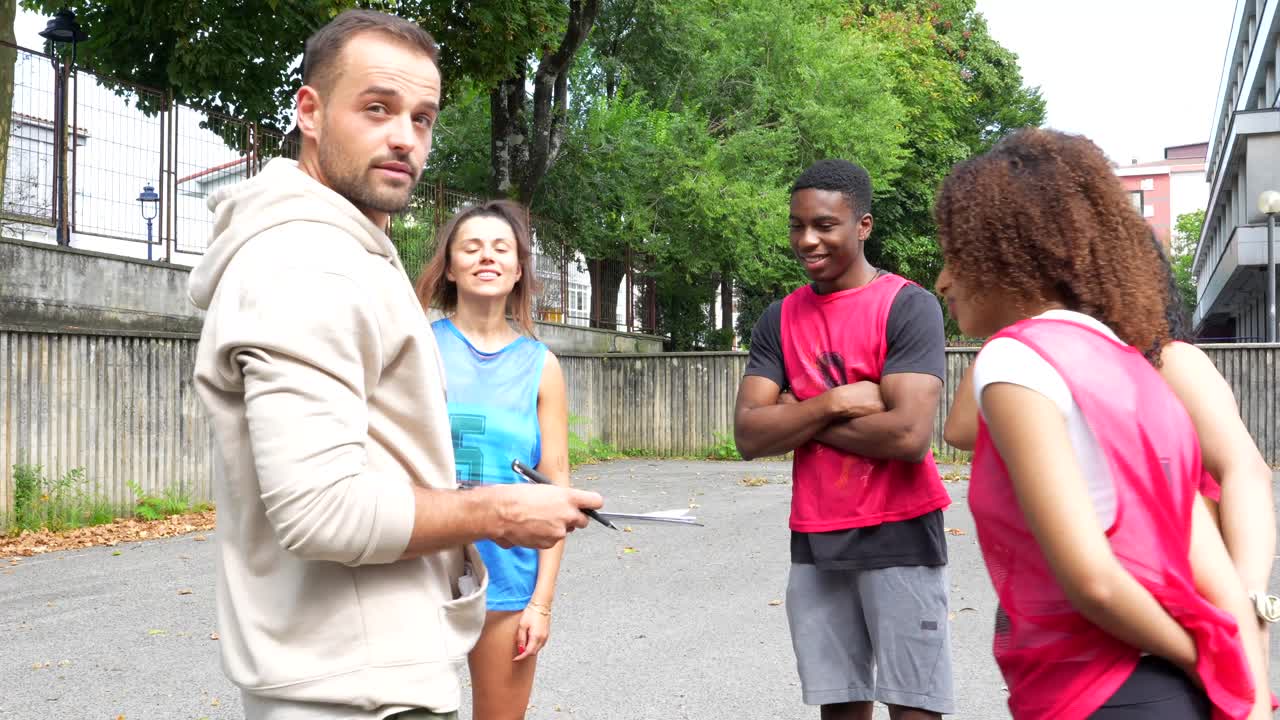 Coaching Session with Young Athletes