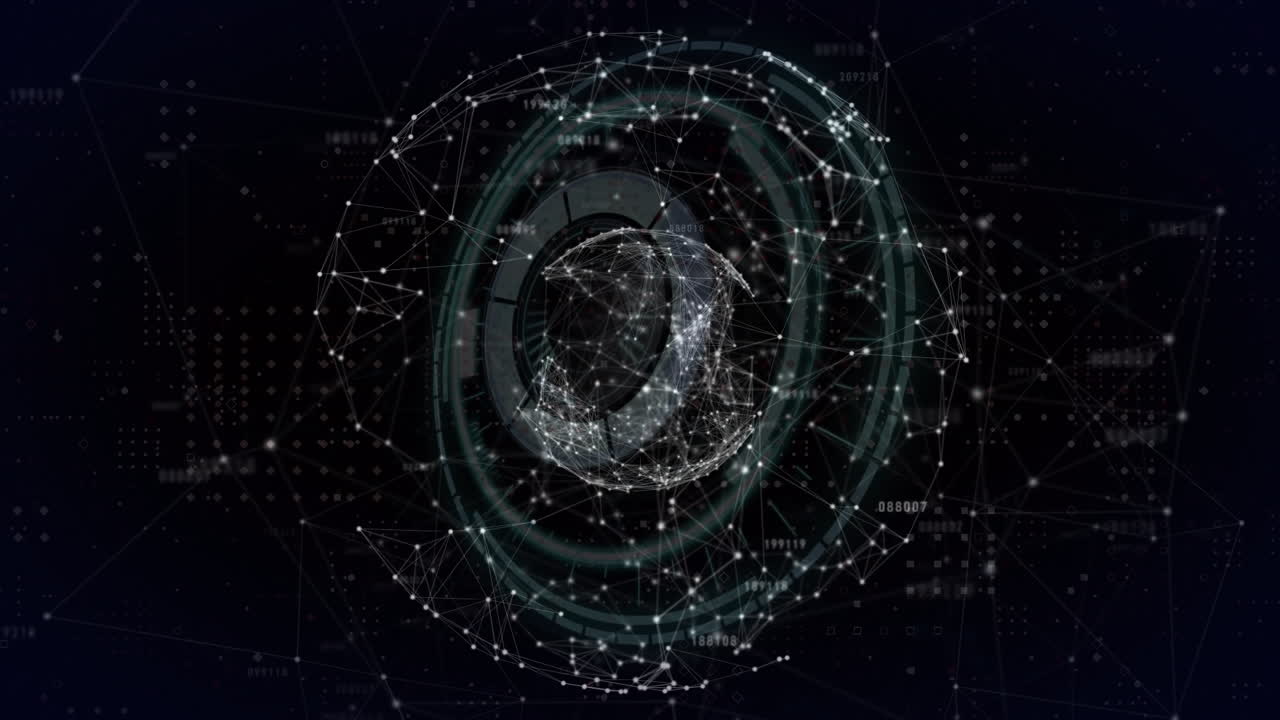 Animation of scope scanning over network of connections