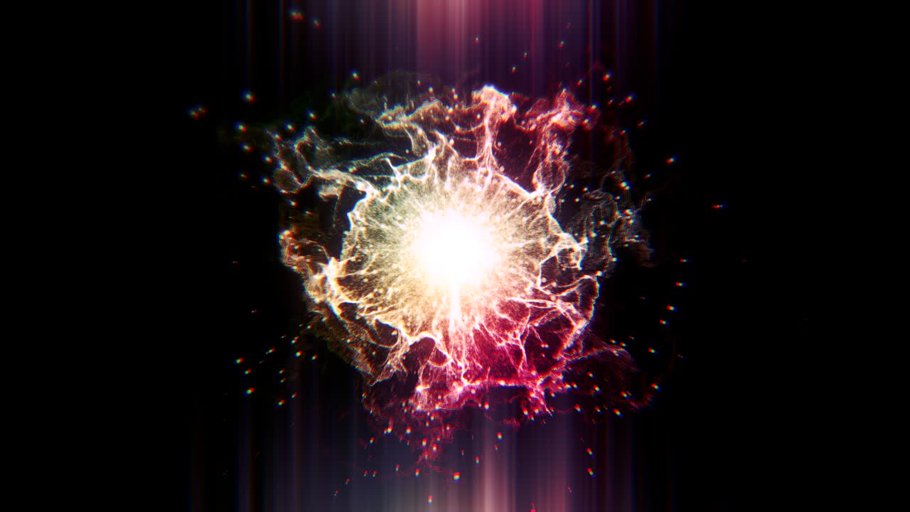 formas fantásticas abstractas fondo de animación