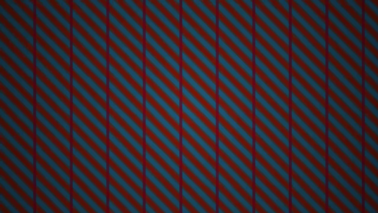 Animated Geometric Grid with Shifting Red and Blue Lines