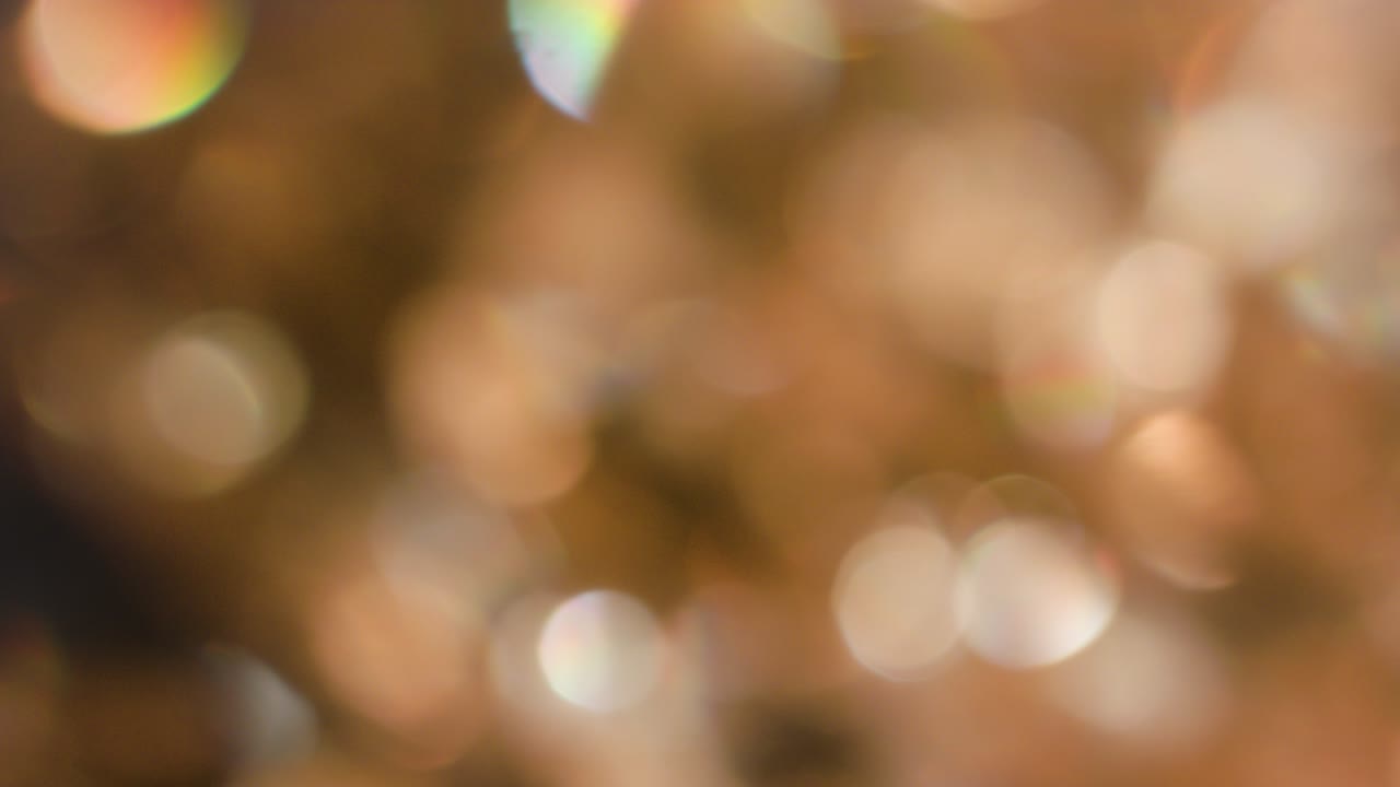 la rotación de los círculos bokeh en el sentido de las agujas del reloj