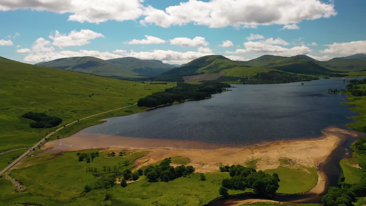 paisaje aéreo de escocia