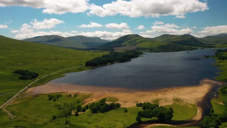 aerial landscape of scotland