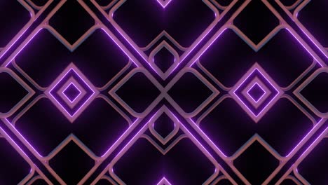 patrón geométrico abstracto con luces de neón