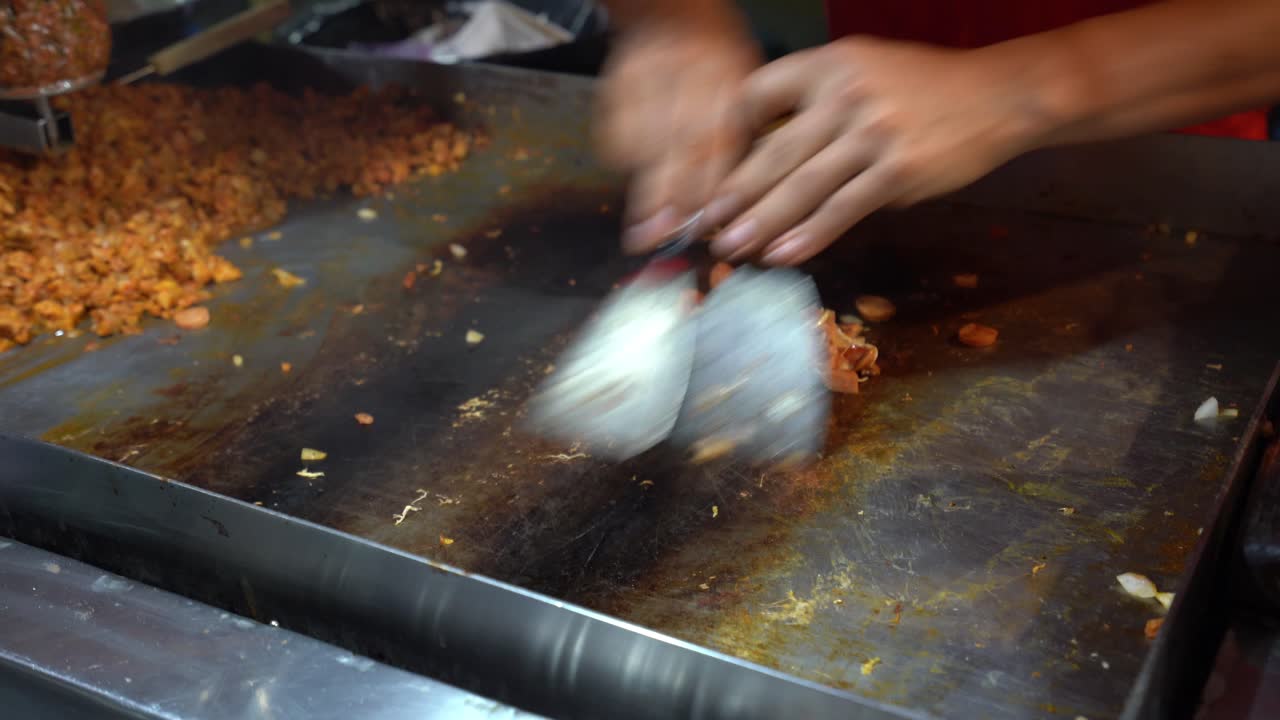 Food made in streets of Guatemala. Street food made in Central America