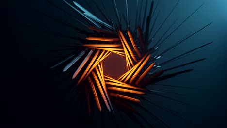 infinite loop animation with swords