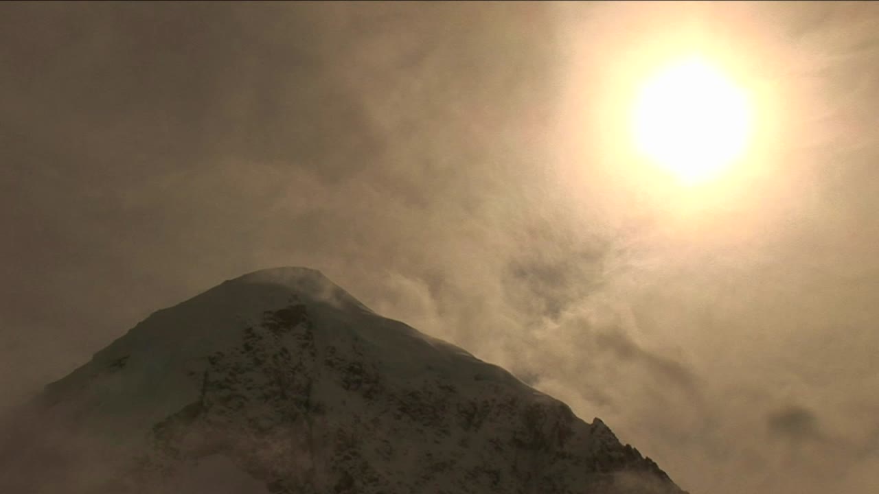 sol saliendo despues de ventisca