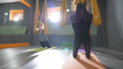 aerial yoga class