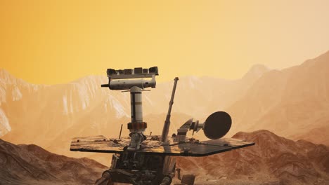 oportunidad de marte explorando la superficie del planeta rojo