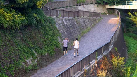 在東京的炎熱夏天,一個非常好的計劃是能夠在下午出去散步和運動, 利用新鮮的空氣和樹木的陰影