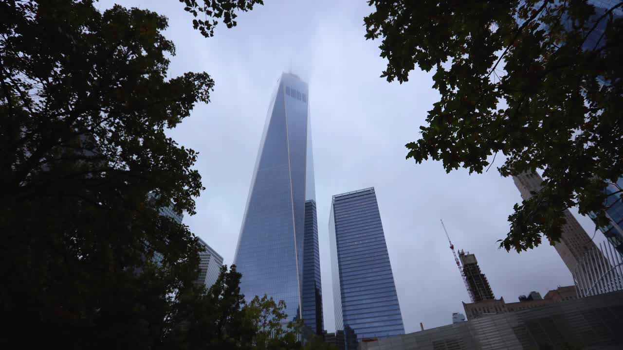 torre de la libertad timelapse ciudad de nueva york