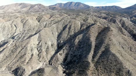 paisaje salvaje y desierto del parque nacional de california, montañas de la reserva de los indios cahuilla, estados unidos