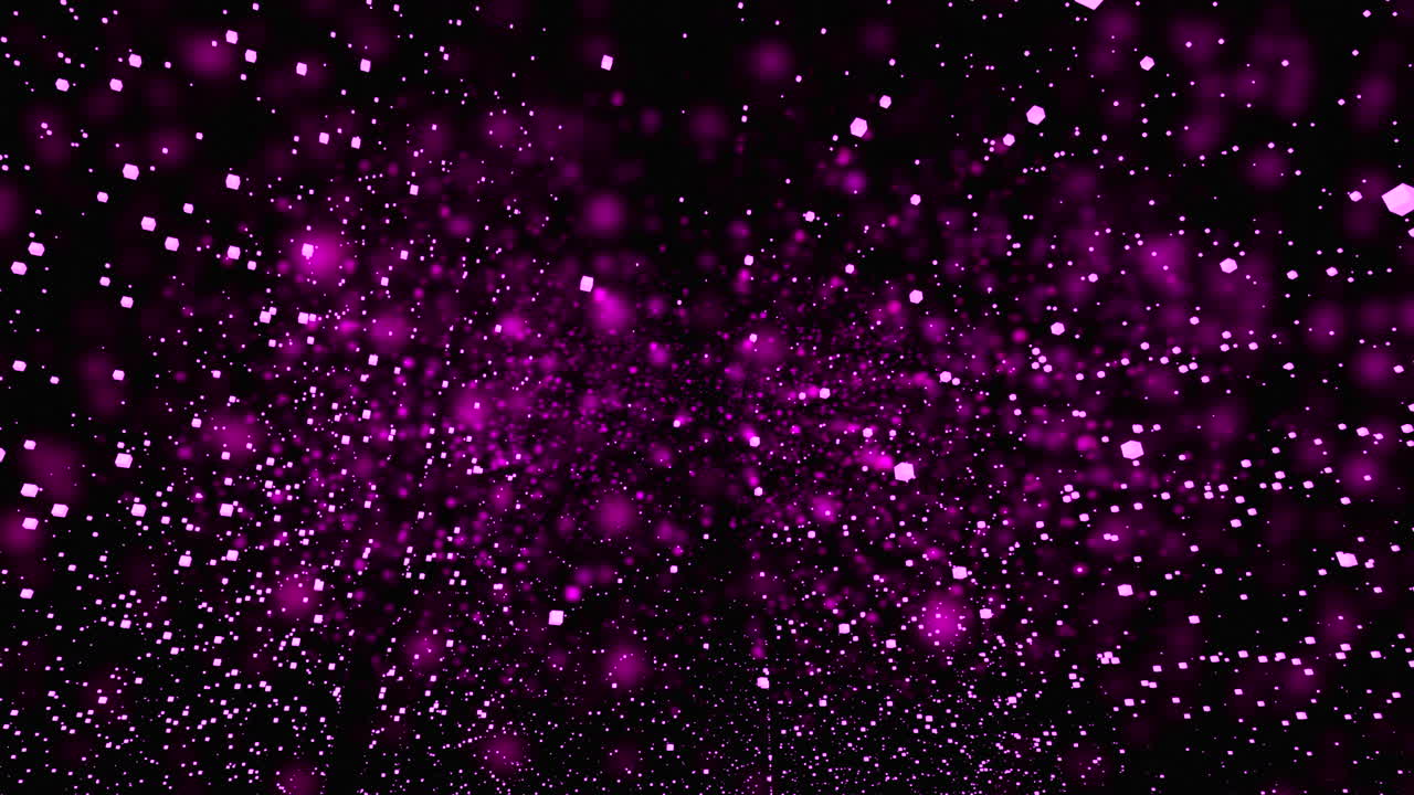 explosión de partículas rosadas abstractas