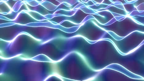 volumetric fractal dynamic wavy shapes stylish 3d abstract color wavy smooth wall concept multicolor liquid pattern 4k