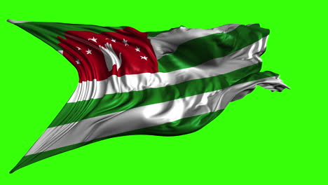 bandera de la república de abjasia