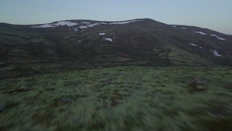 Antenne:-Tal-Und-Mond-In-Norwegen