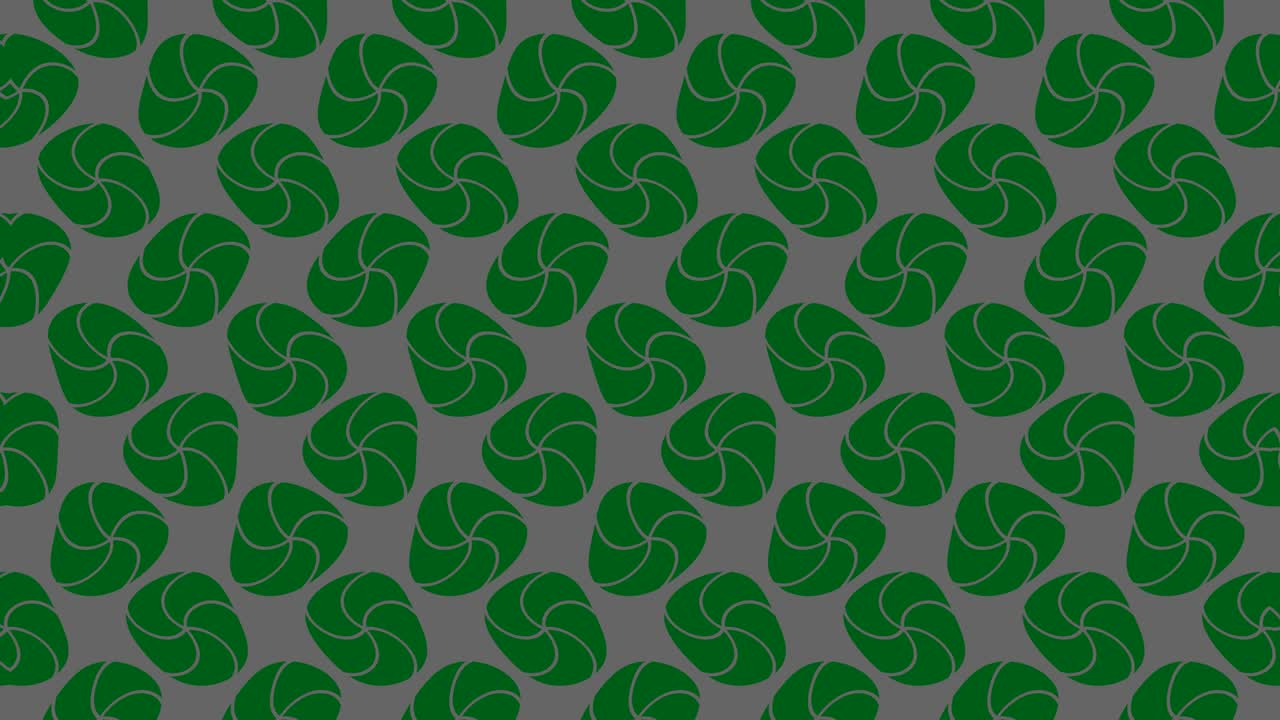 patrón de color en un fondo negro mínimo.