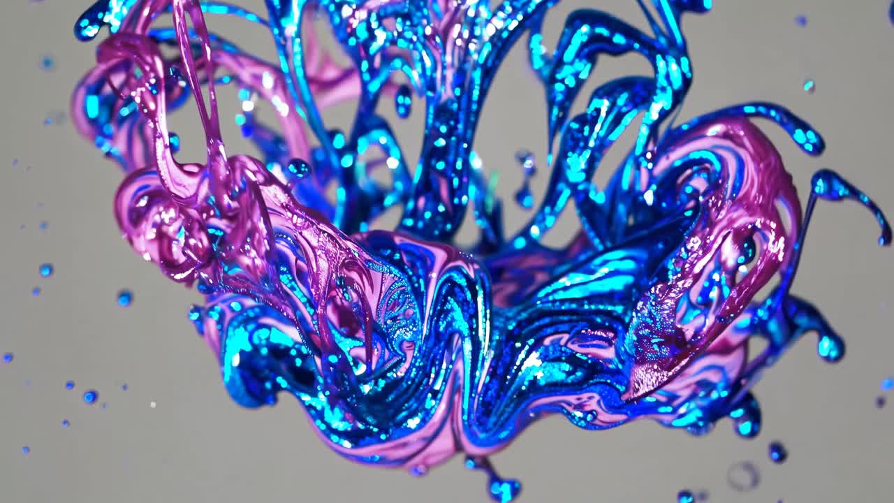 Abstract Liquid Color Explosion