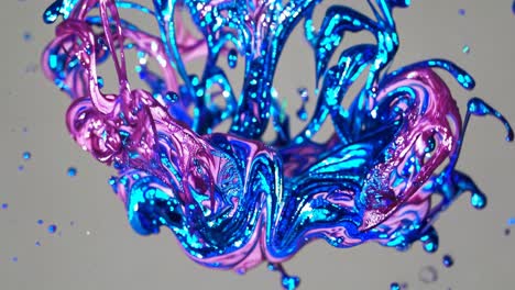 abstract liquid color explosion