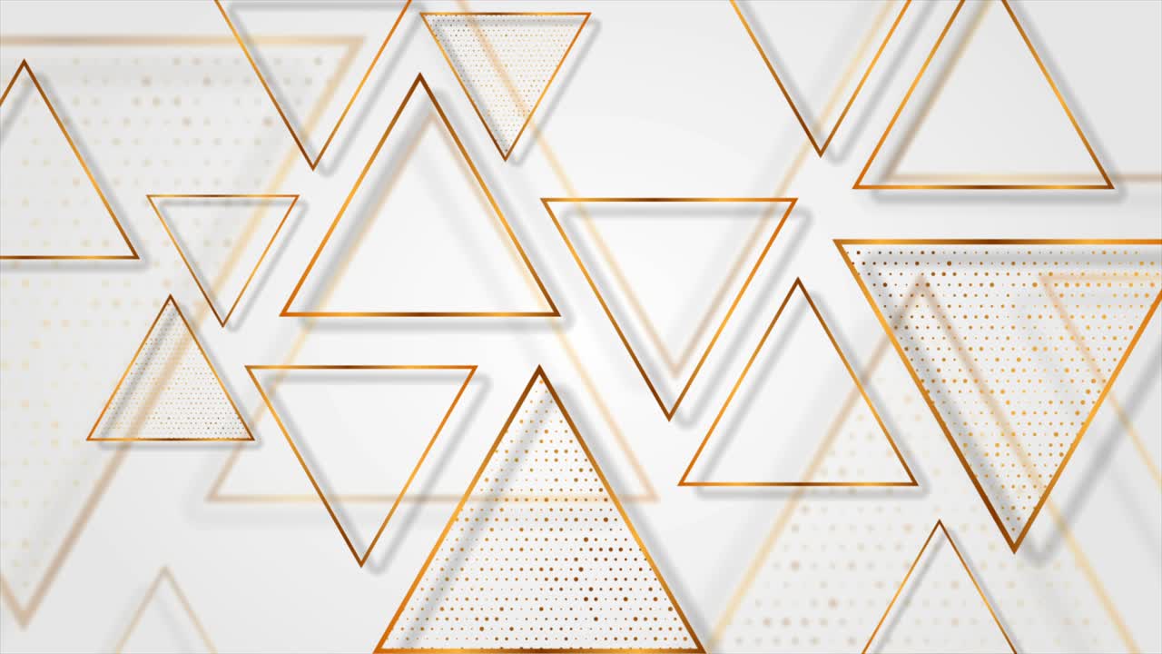 황금 삼각형과 반이는 점 추상적인 운동 배경