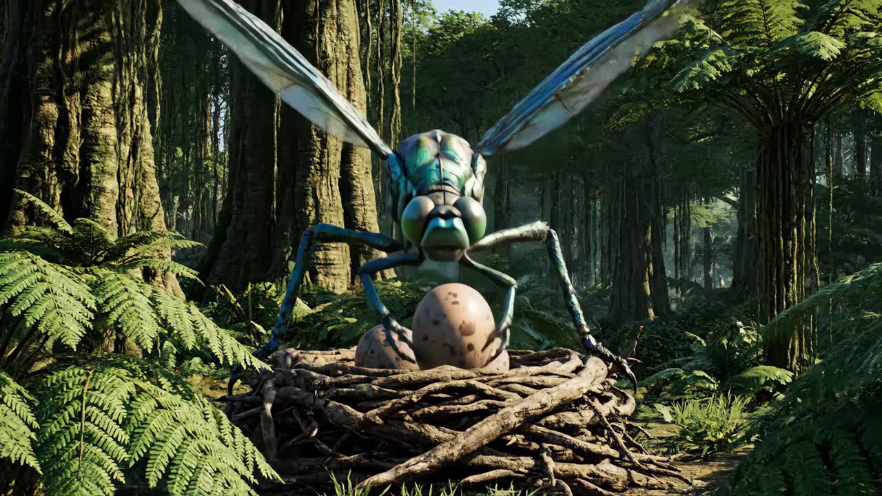 Dragonfly Nest in the Forest