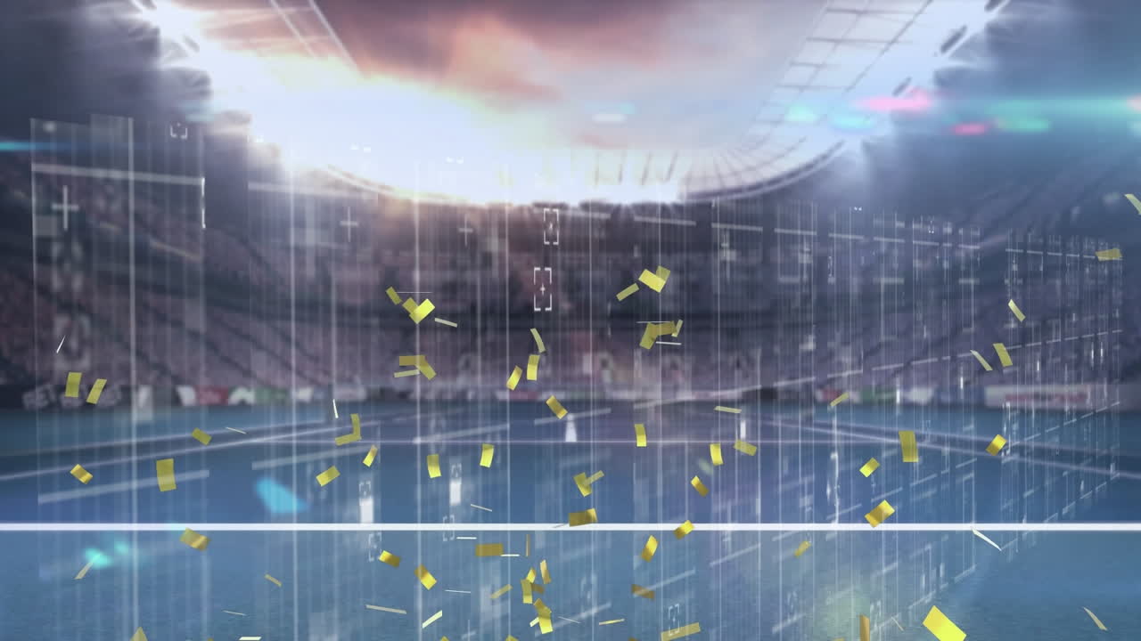 animación del procesamiento de datos sobre jugadores de fútbol