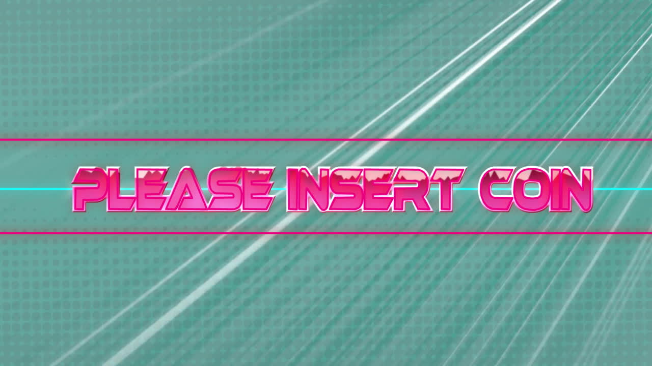 동전 텍스트를 녹색 바탕에 있는 빛의 흔적 위에 입하십시오.