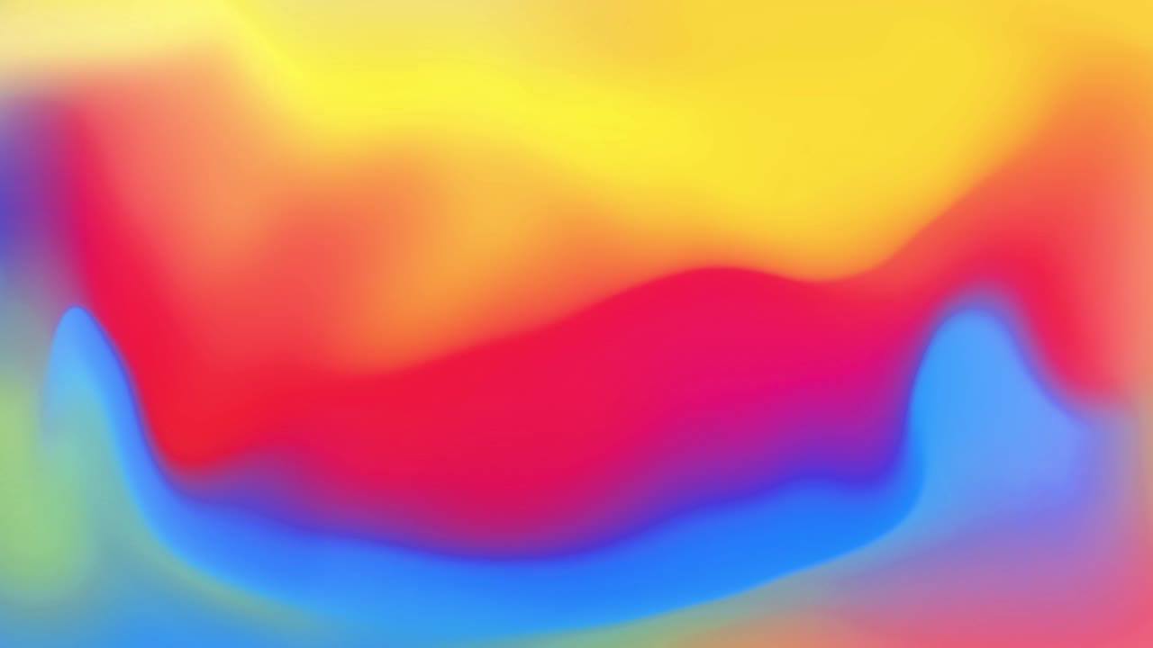 abstracto gradiente colorido 3d ondas dinámicas líquidas fondo de bucle de 4k.