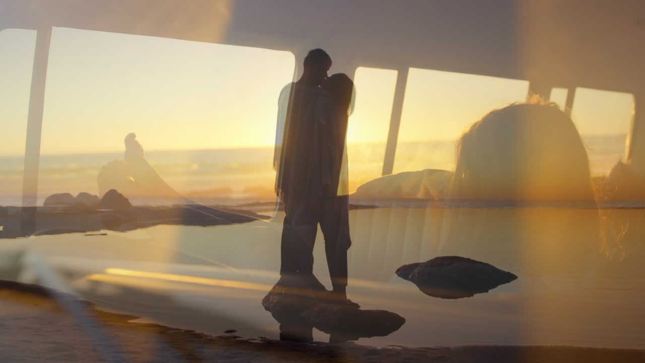 휴가 중인 부부