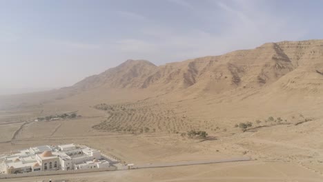 isolated tunisian countryside with minimal vegetation and rugged terrain