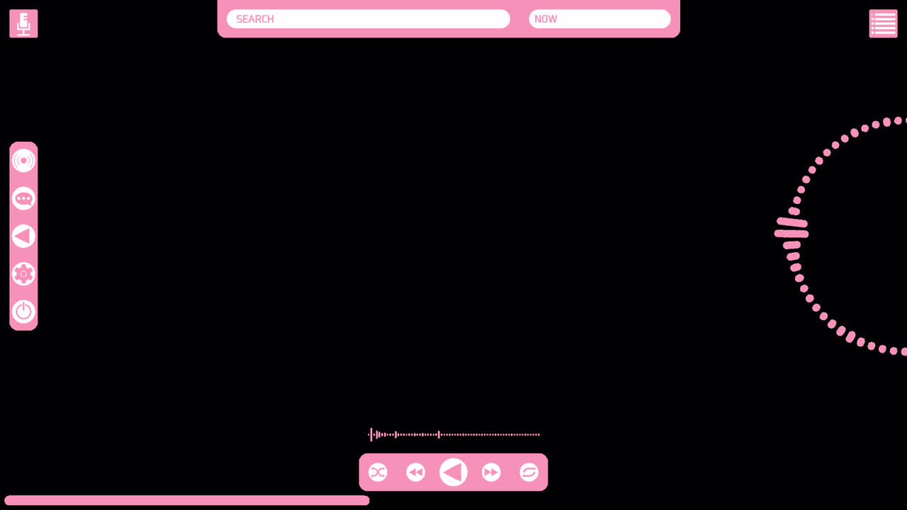 오디오 플레이어 애니메이션 오버레이 1080p - 30fps - 알파 채널 (4)