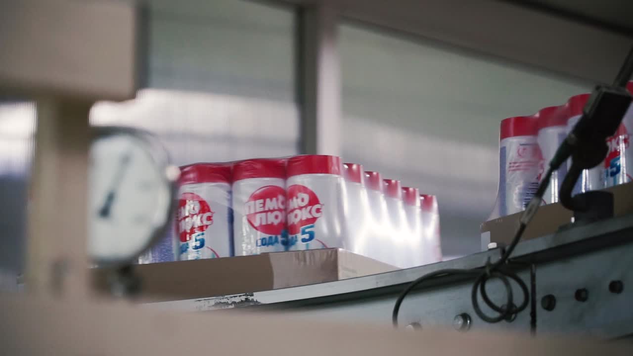 음료를 위한 공장 포장 라인