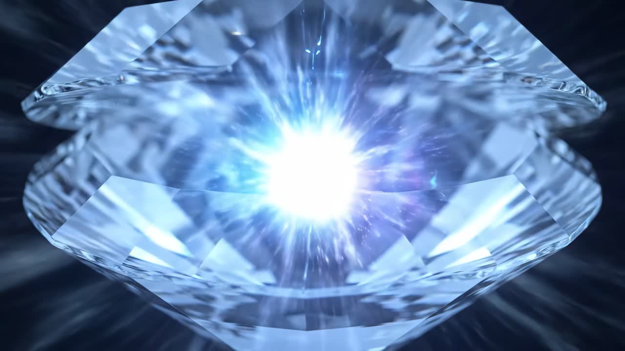 Diamond with Light Effects