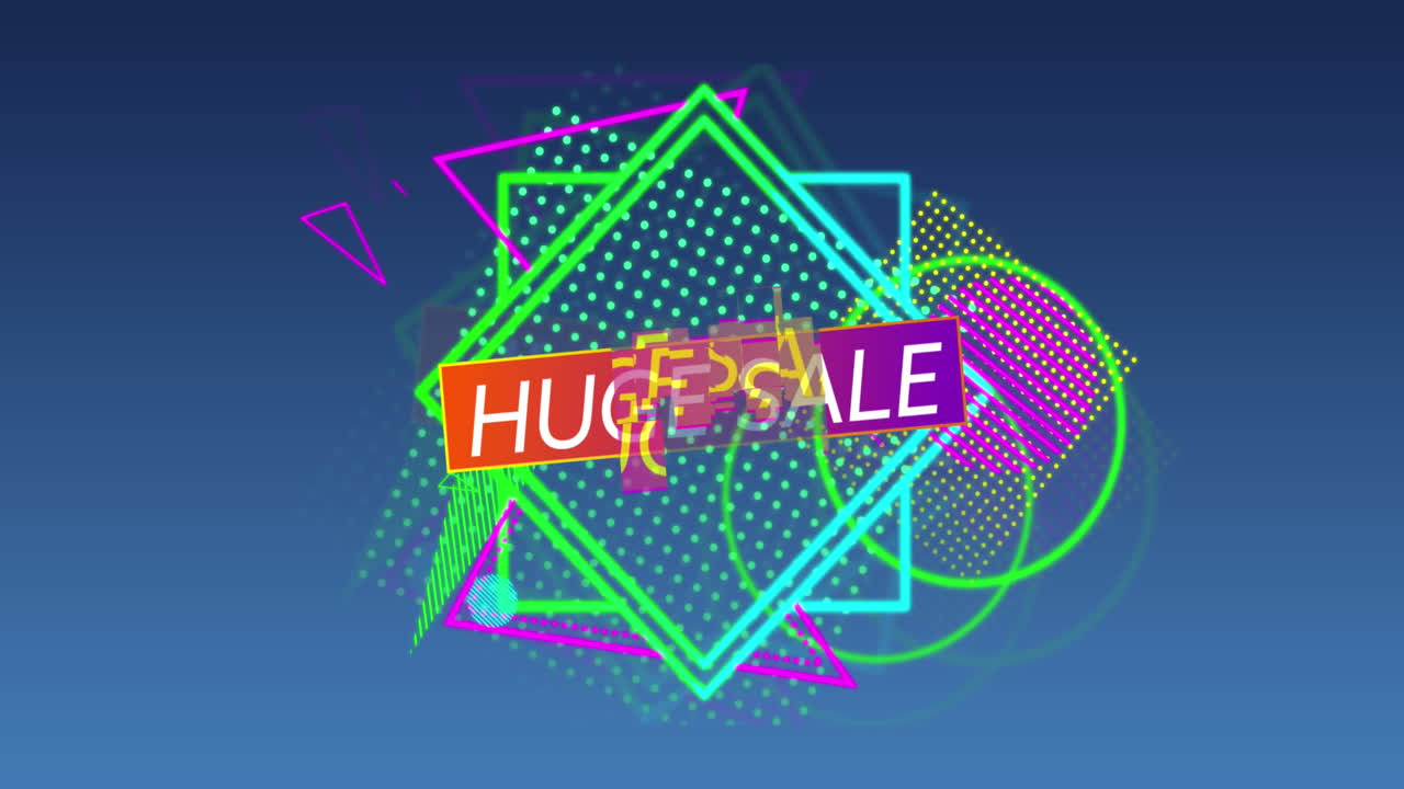 거대한 그래픽과 다채로운 모양이 어두운 회색 배경 4k에 자리 잡습니다.