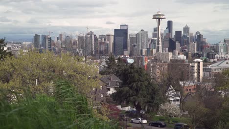 downtown seattle skyline 4k uhd