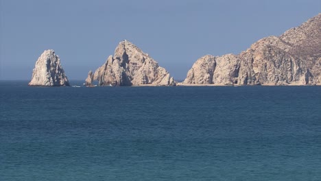 "el arco" iconic natural archway in the sea cliffs, cabo san lucas, mexico