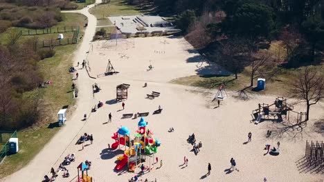 playground aerial shot