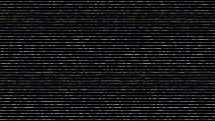 Abstrakter digitaler Hintergrund mit flackernden horizontalen Linien