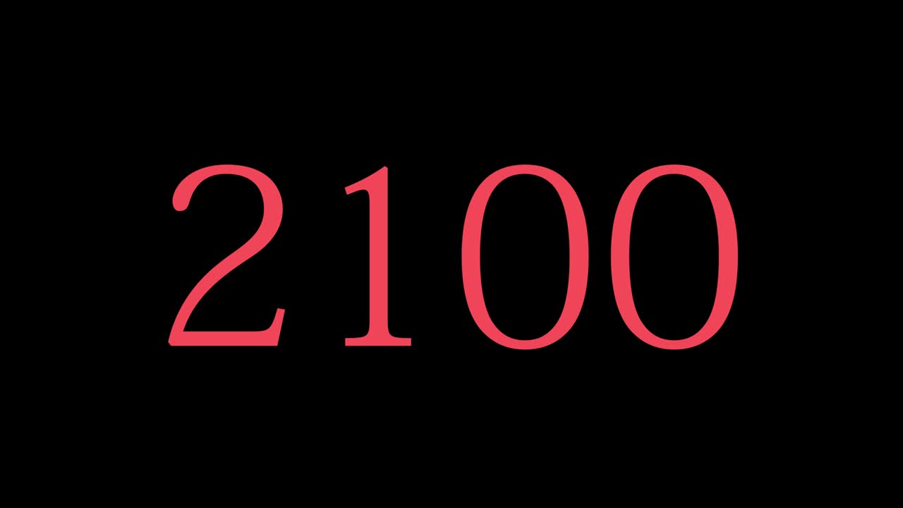 2100 animación de texto gráficos de movimiento