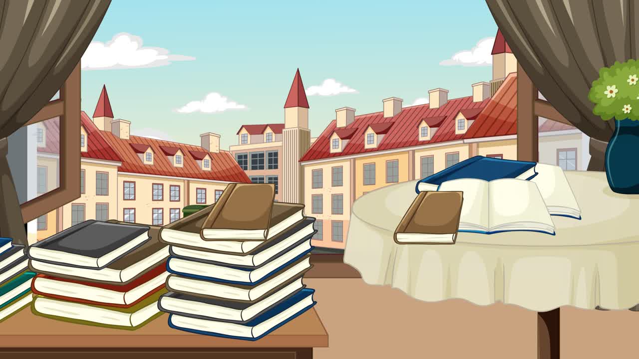 Time-lapse of reading through day and night.